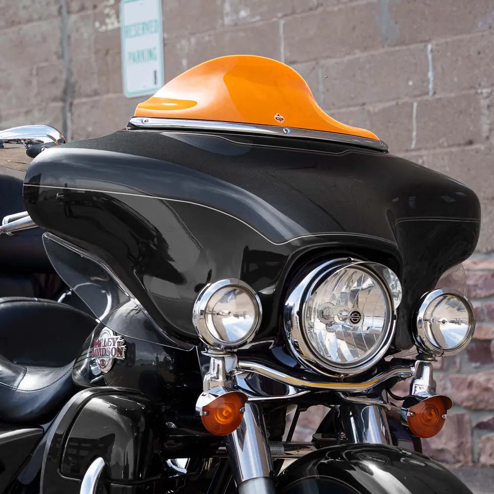 6.5" Orange Ice Kolor Flare™ Windshield for Harley-Davidson 1996-2013 FLH motorcycle models(6.5" Orange Ice)