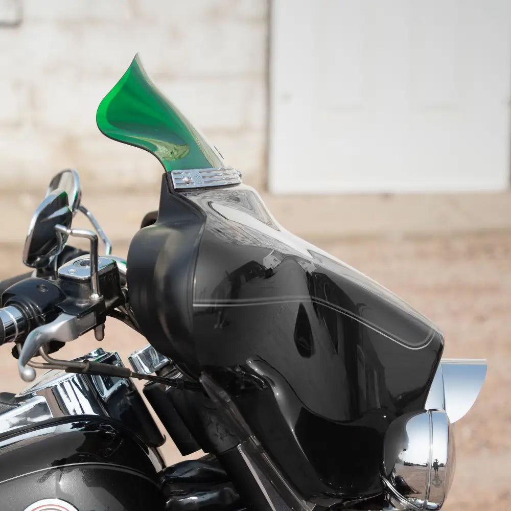 6.5" Green Kolor Flare™ Windshield for Harley-Davidson 1996-2013 FLH motorcycle models(6.5" Green)