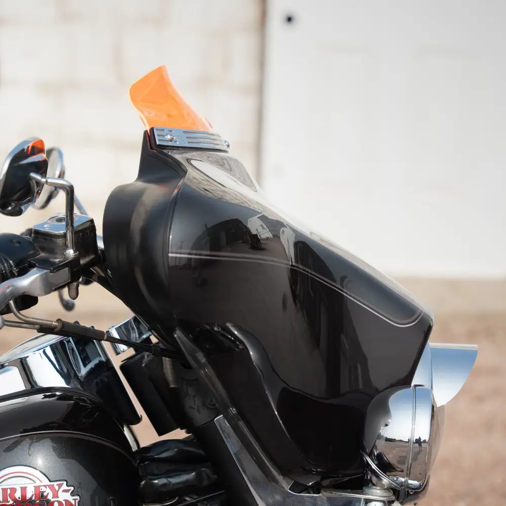 3.5" Orange Ice Kolor Flare™ Windshield for Harley-Davidson 1996-2013 FLH motorcycle models(3.5" Orange Ice)