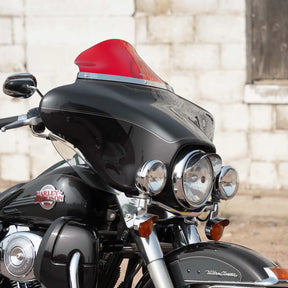 6.5" Red Kolor Flare™ Windshield for Harley-Davidson 1996-2013 FLH motorcycle models