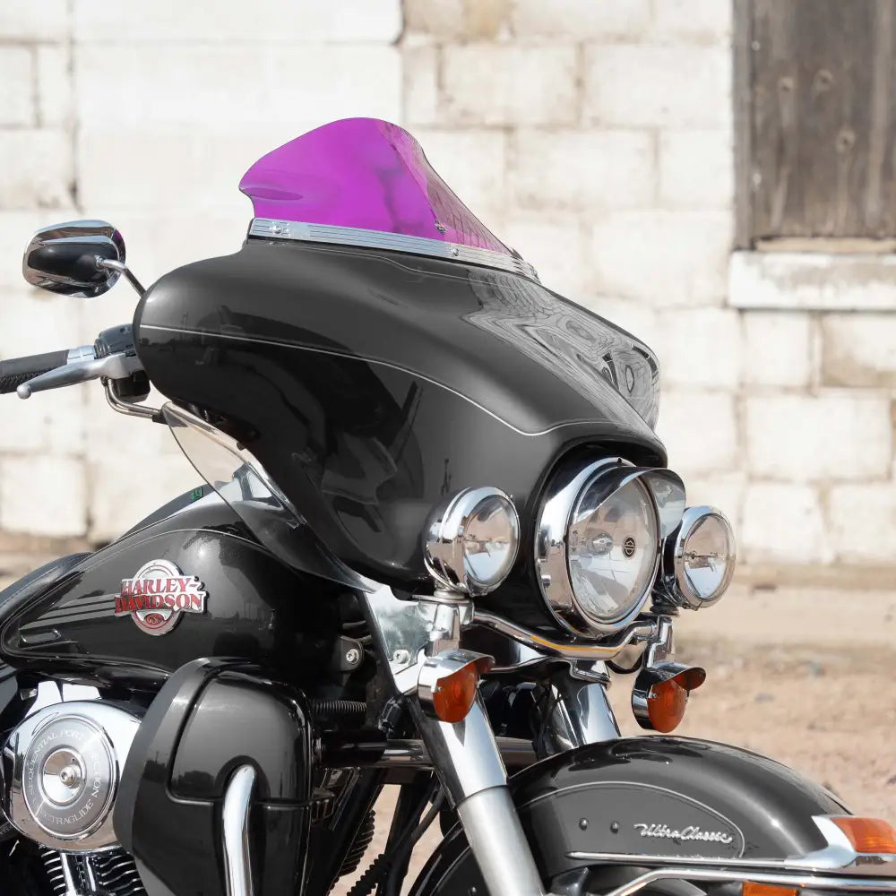 6.5" Purple Kolor Flare™ Windshield for Harley-Davidson 1996-2013 FLH motorcycle models(6.5" Purple)