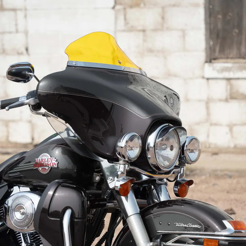 6.5" Yellow Kolor Flare™ Windshield for Harley-Davidson 1996-2013 FLH motorcycle models
