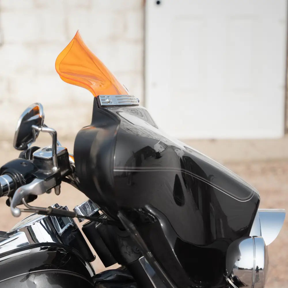 6.5" Orange Kolor Flare™ Windshield for Harley-Davidson 1996-2013 FLH motorcycle models(6.5" Orange)