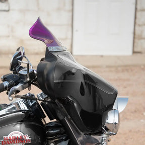 6.5" Purple Kolor Flare™ Windshield for Harley-Davidson 1996-2013 FLH motorcycle models