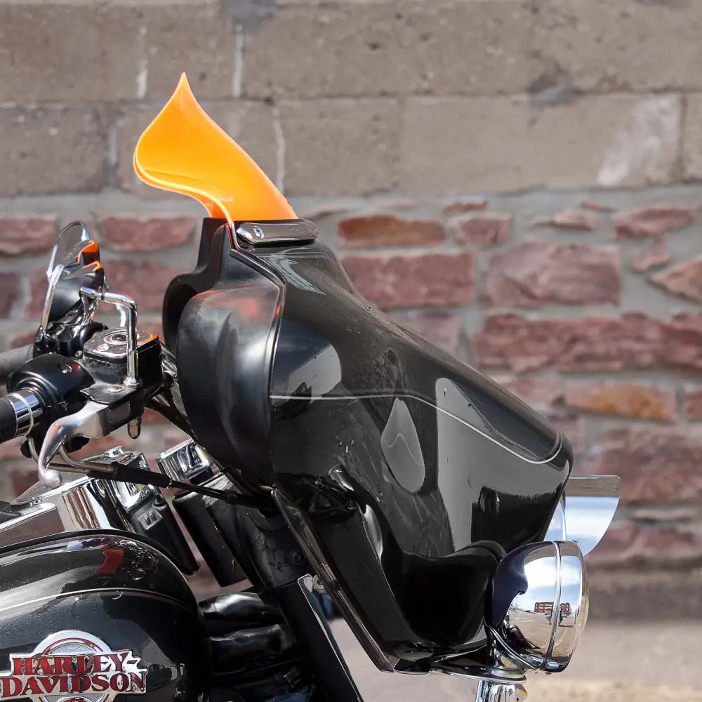 6.5" Orange Ice Kolor Flare™ Windshield for Harley-Davidson 1996-2013 FLH motorcycle models
