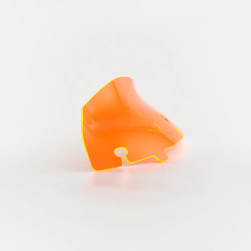 4" Orange Ice Kolor Flare™ Windshield for Harley-Davidson 2014-2025 FLH motorcycle models(4" Orange Ice)