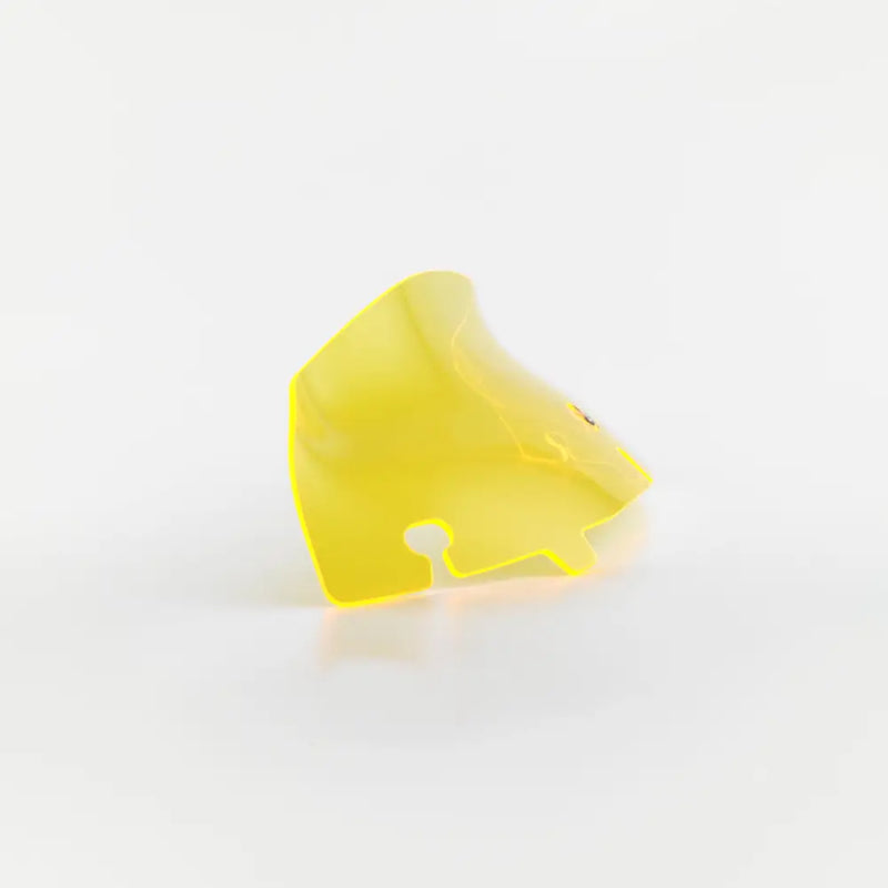 4" Yellow Ice Kolor Flare™ Windshield for Harley-Davidson 2014-2025 FLH motorcycle models(4" Yellow Ice)