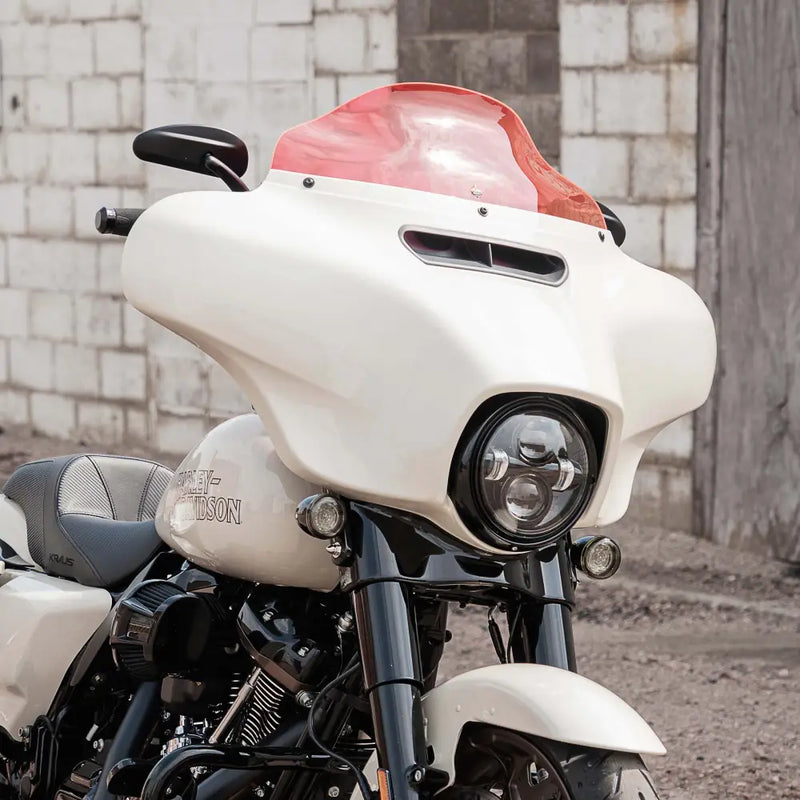 6.5" Pink Ice Kolor Flare™ Windshield for Harley-Davidson 2014-2025 FLH motorcycle models(6.5" Pink Ice)