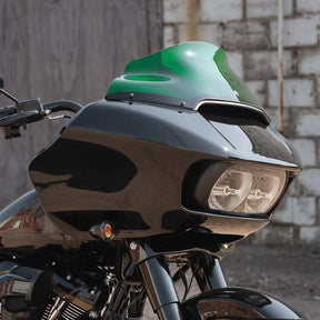 9" Green Kolor Flare™ Windshield for Harley-Davidson 2015-2023 Road Glide motorcycle models 