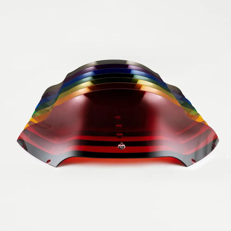 Kolor Flare™ Windshield for Harley-Davidson 2015-2025 Road Glide motorcycle models (9" Kolor cascade)