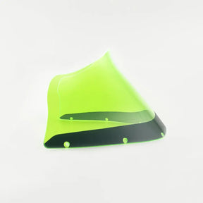 Side view of Green Ice Kolor Flare™ Windshield for Harley-Davidson FXRP Style motorcycle fairings