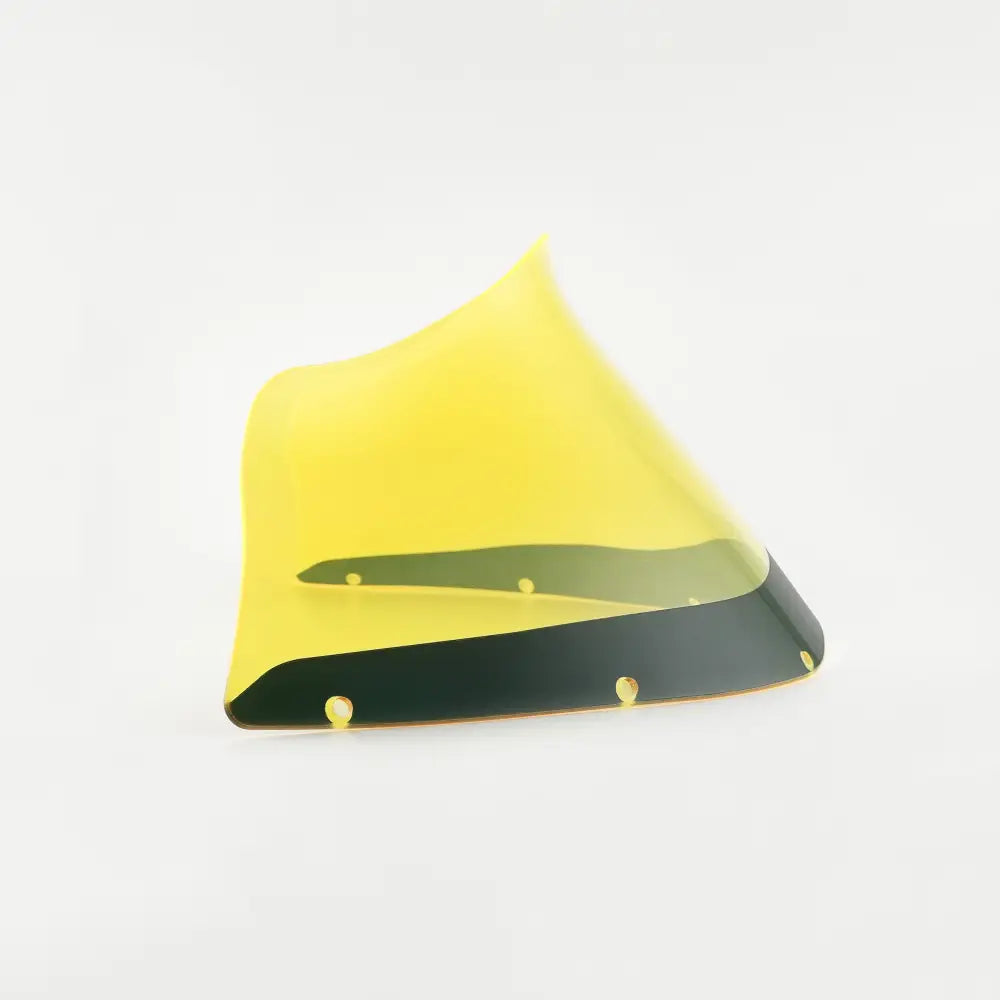 Side view of Yellow Ice Kolor Flare™ Windshield for Harley-Davidson FXRP Style motorcycle fairings(Yellow Ice)