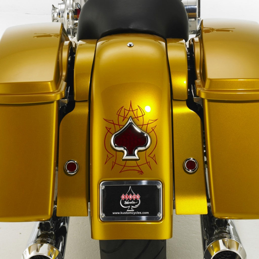 NS Rear Fender Saddlebag Filler Panels Fit For Harley Road King Glide 2014 22 Black