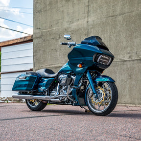 9" Sport Dark Smoke Flare™ Windshields for Harley-Davidson 2015-2023 Road Glide motorcycle models