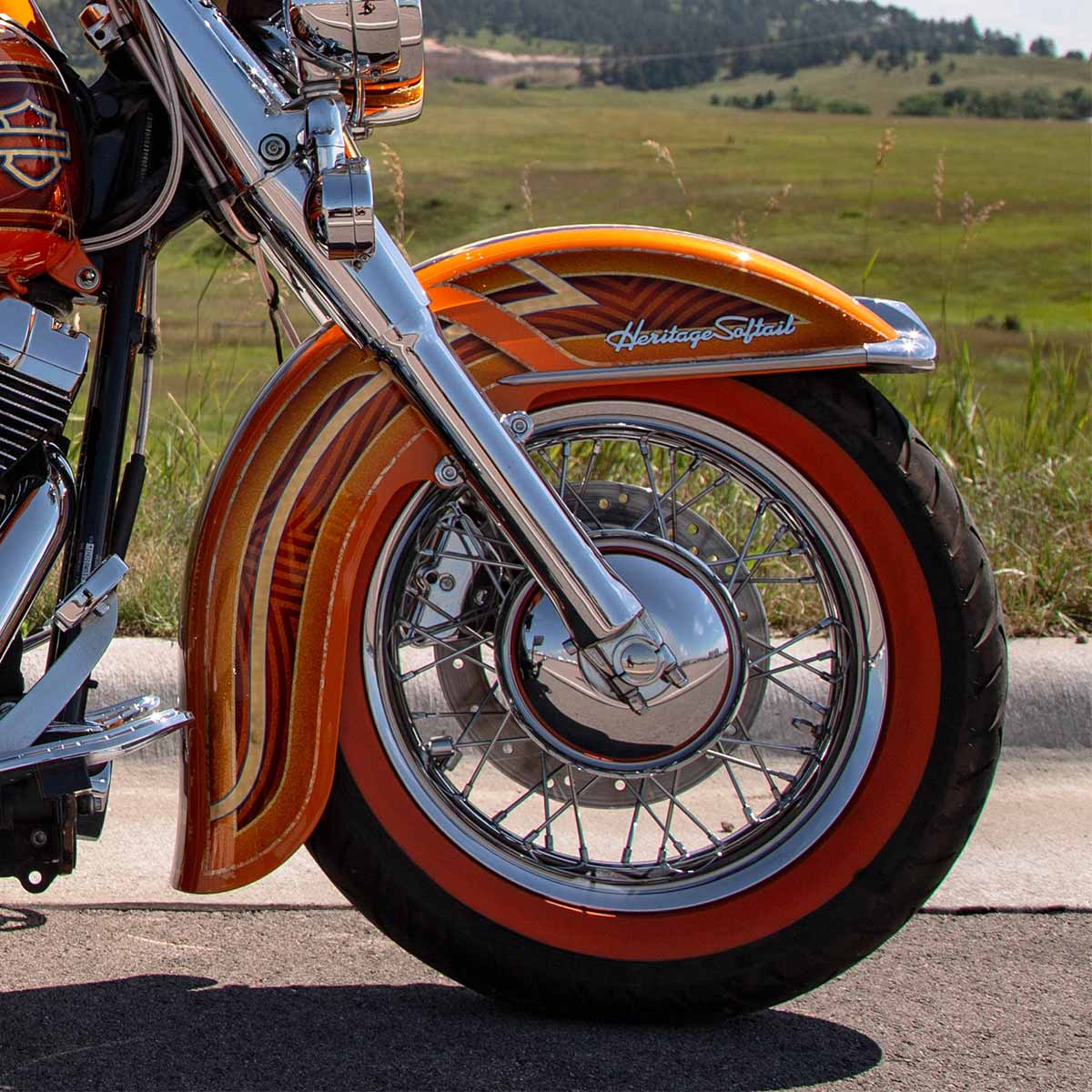 Benchmark Front Fenders for Harley-Davidson 1984-2017 Softail Motorcycles(Benchmark Front Fenders for H-D 1984-2017 Softail)