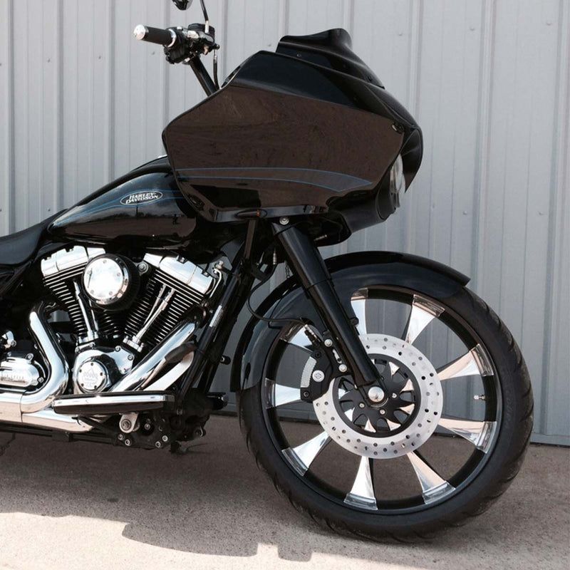 21" Thickster Tire Hugger Front Fenders for Harley-Davidson 1983-2013 Touring Motorcycle Models(21" Thickster)