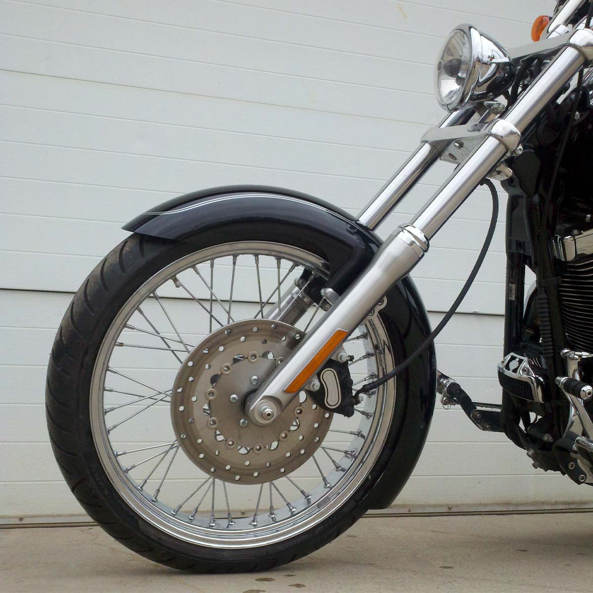 Slicer Tire Hugger Front Fenders for 1993-2005 Harley-Davidson Dyna Motorcycles