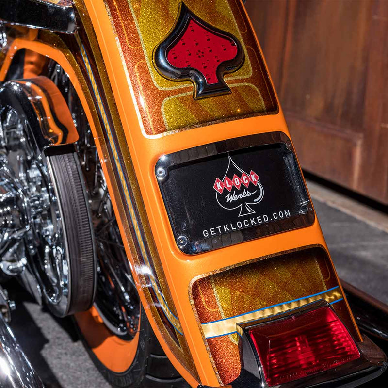 Extended Benchmark Rear Frenched Fenders for Harley-Davidson 2000-2017 Softail Motorcycles(Extended Rear Fender - Frenched)
