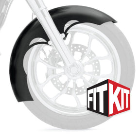 Tude Tire Hugger Front Fender Fit Kit for Harley-Davidson 2014-2023 Touring Motorcycle Models