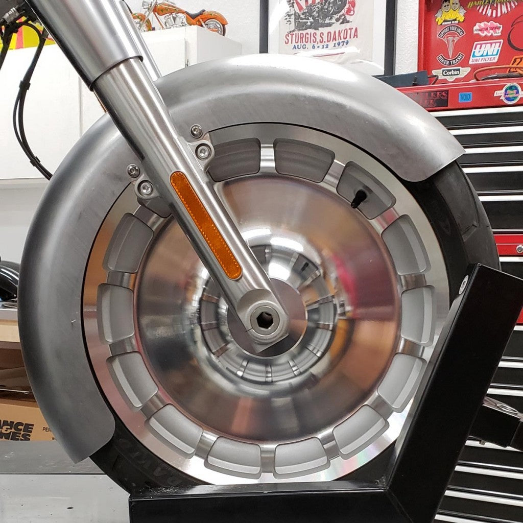 Wrapper Tire Hugger Front Fenders for Harley-Davidson 2018-2024 Fat Boy Motorcycles(Wrapper)