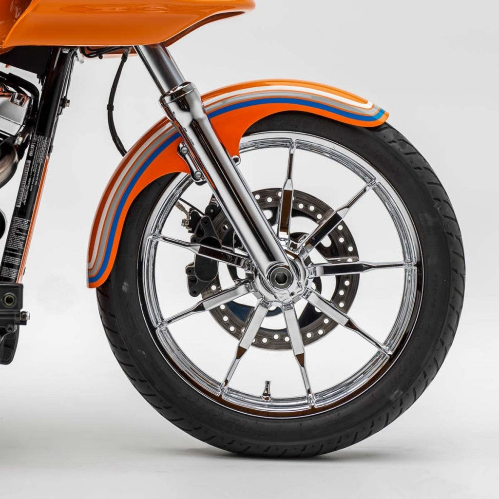 19” Klub Tire Hugger Front Fender Fit Kit For Harley-Davidson 2018-2023 Softail Low Rider Motorcycles(Klub)