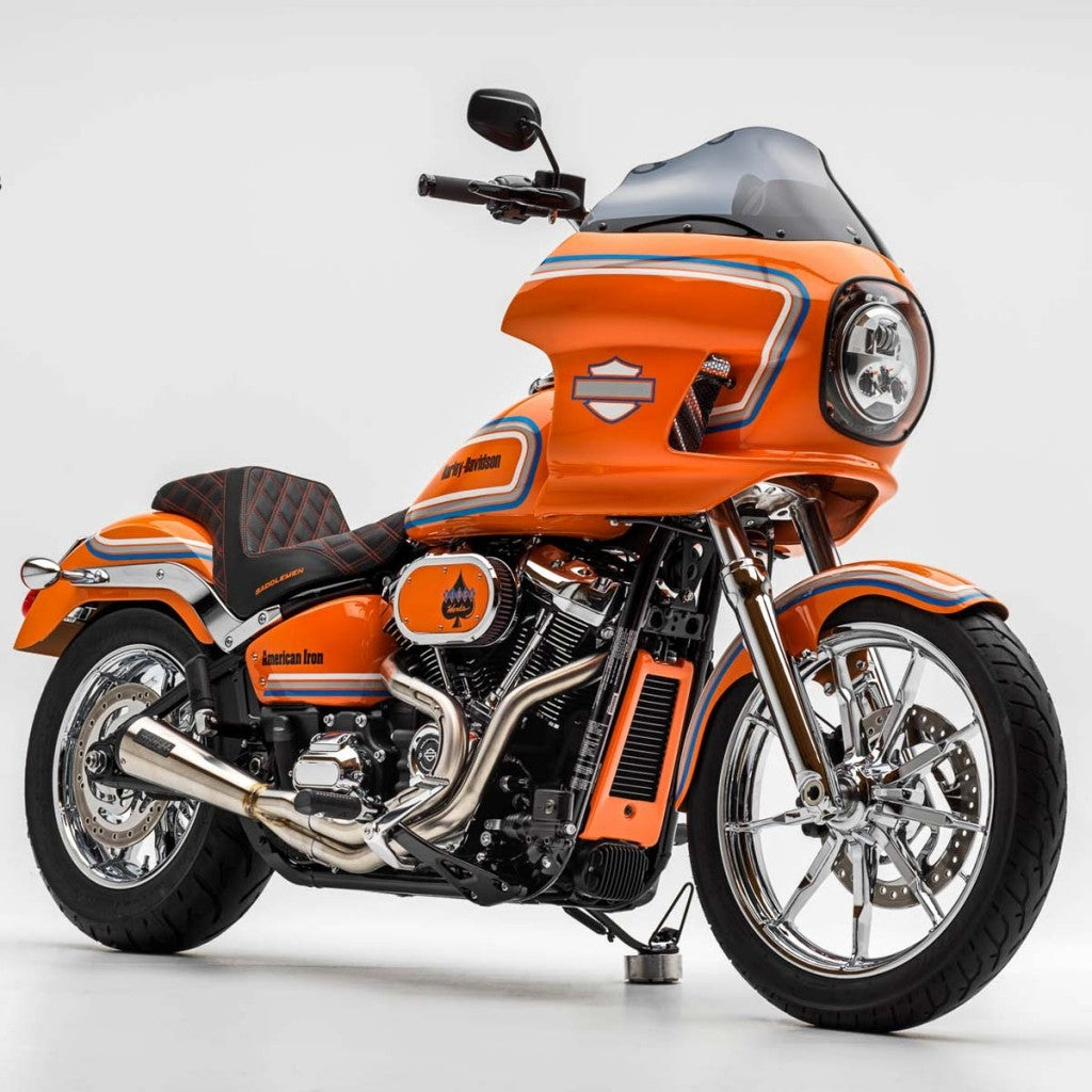 19” Klub Tire Hugger Front Fender Fit Kit For Harley-Davidson 2018-2024 Softail Low Rider Motorcycles(Klub)