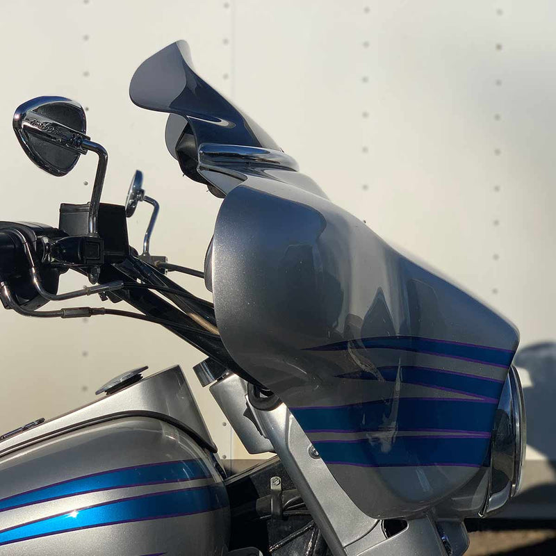 6.5" Dark Smoke motorcycle Windshield for Harley-Davidson 1986-1995 FLH motorcycle models (6.5" Dark Smoke)