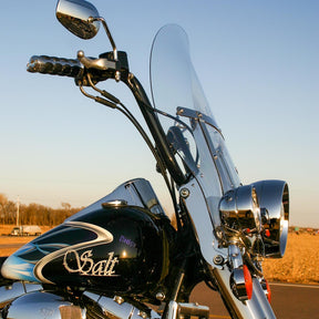 17" Clear Billboard Flare™ Windshield for Harley-Davidson® Softail motorcycle models