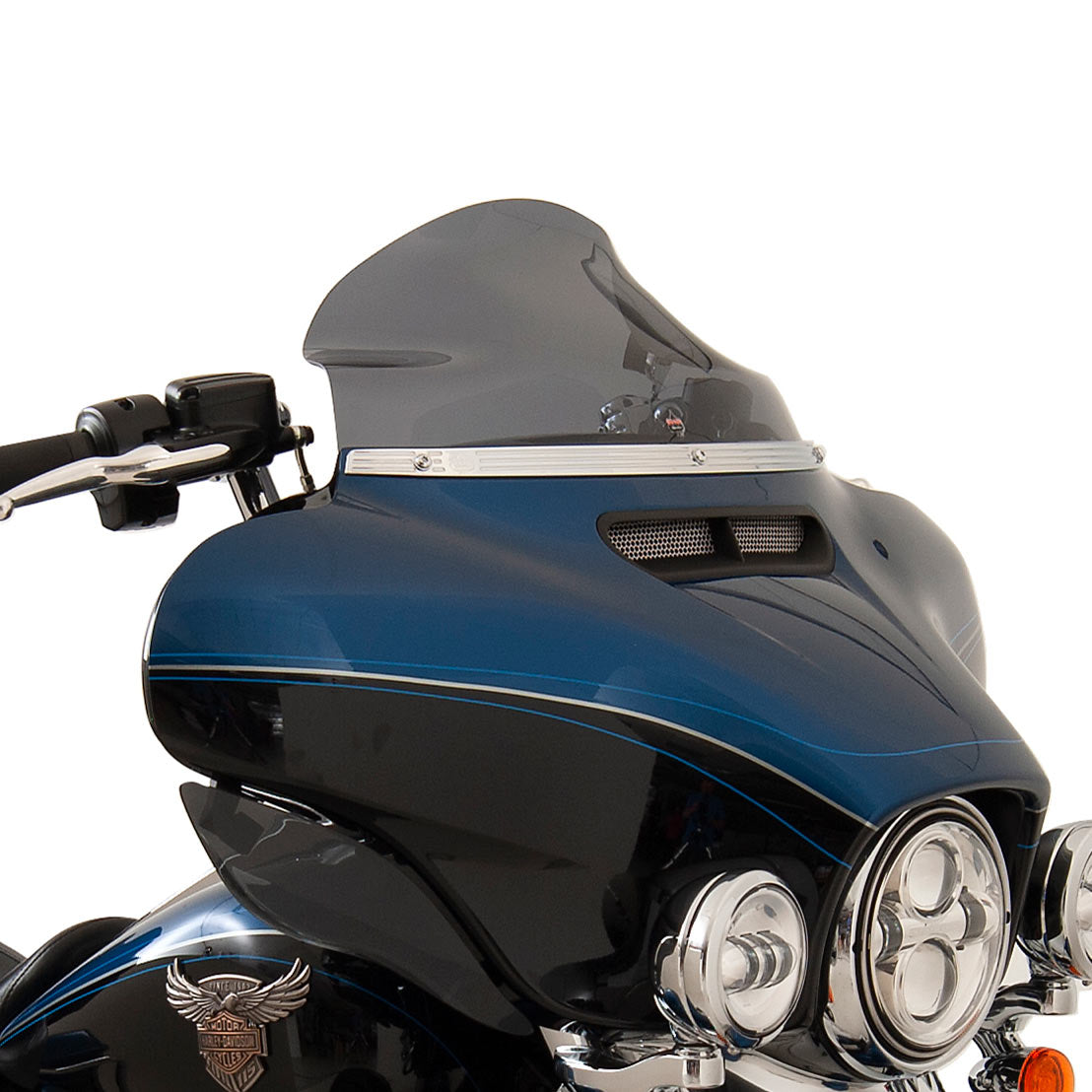 8.5" Dark Smoke Flare™ Windshield for 2014-2023 Harley-Davidson FLH Motorcycle Models