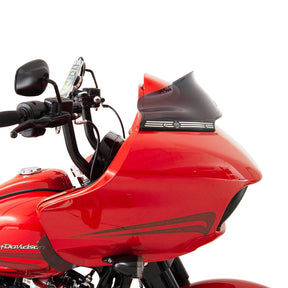 6" Sport Dark Smoke Flare™ Windshields for Harley-Davidson 2015-2023 Road Glide motorcycle models 