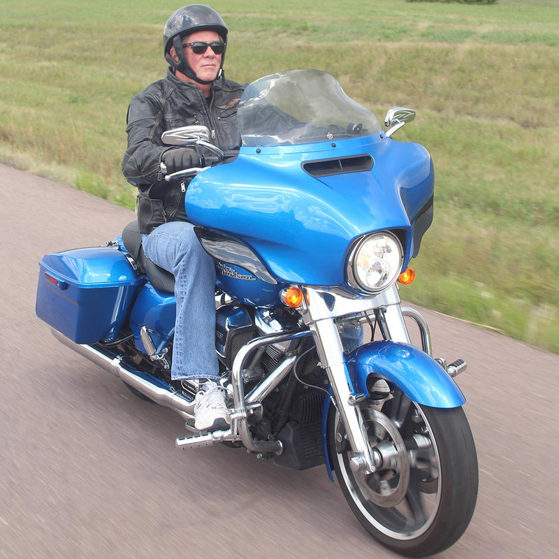 10.5" Tint Motorcycle Windshield for 2014-2025 Harley-Davidson FLH Motorcycle Models(10.5" Tint)
