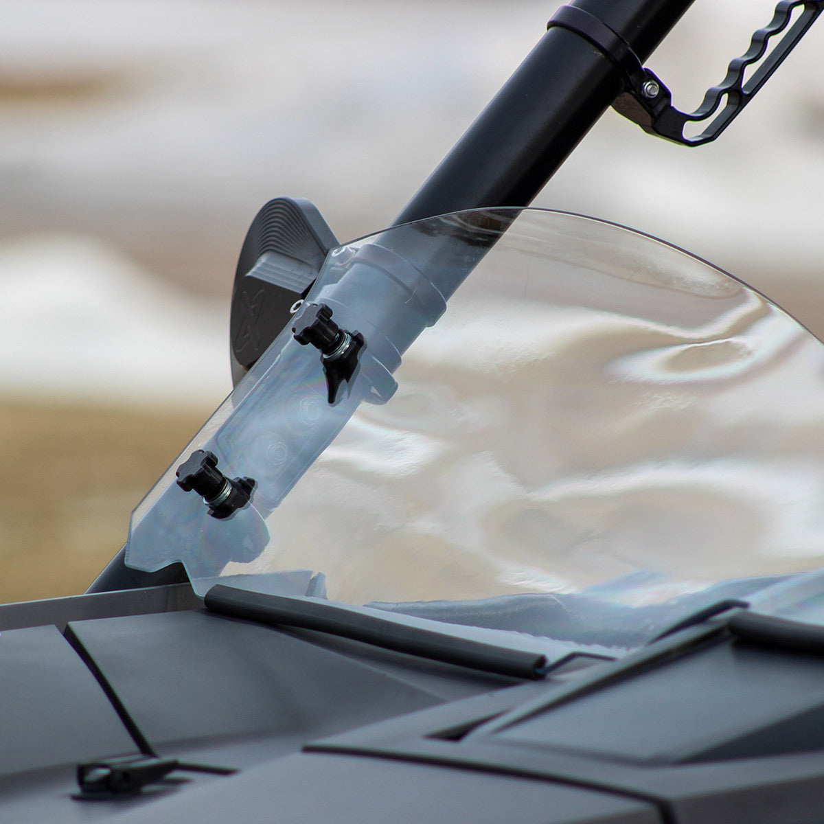 Clear with mounting brackets UTV Flare™ Windshield for Honda® Talon models(Clear with mounting brackets)