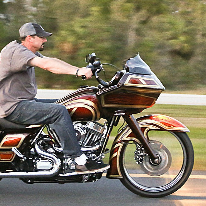 8" Sport Tint Flare™ Windshield for Harley-Davidson 1998-2013 Road Glide Motorcycle Models(8" Sport - Tint)
