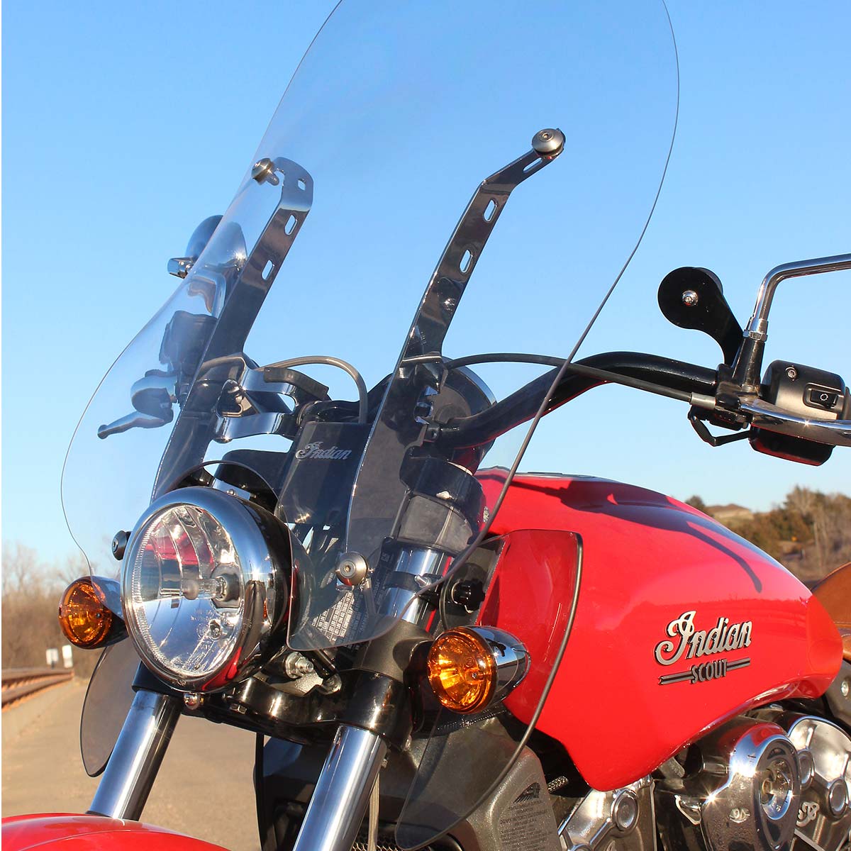 Tint Flare™ Windshield Air Management Kit For Indian® Scout Motorcycles