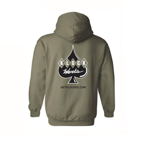 Logo Hoodie Screen printed official Klock Werks logo on the front and back