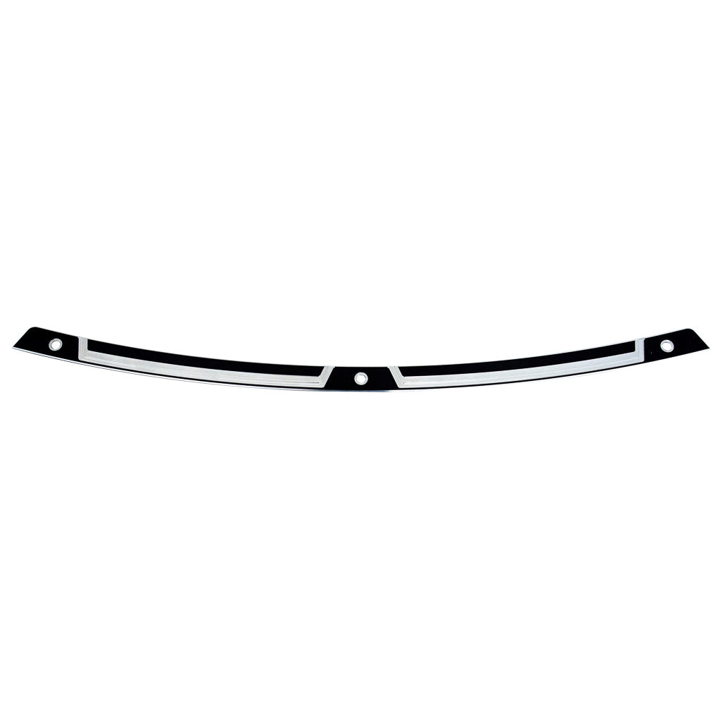 FLW style Windshield Trim for Harley-Davidson 2014-2023 FLH Motorcycles in black contrast