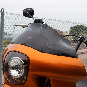 9" Dark Smoke Flare™ Windshield for Harley-Davidson motorcycle models with FXRP Style Fairings