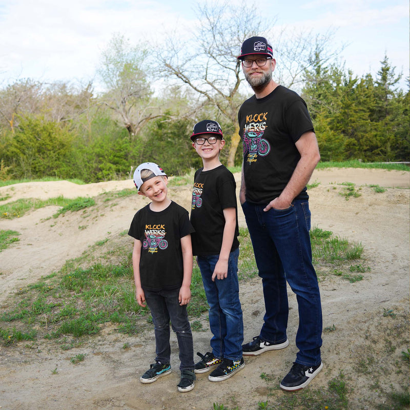 Klock Werks Fist Bump Stripe Trucker Hat for Men available in youth sizes too so you can match!(Also available in youth sizes to match!