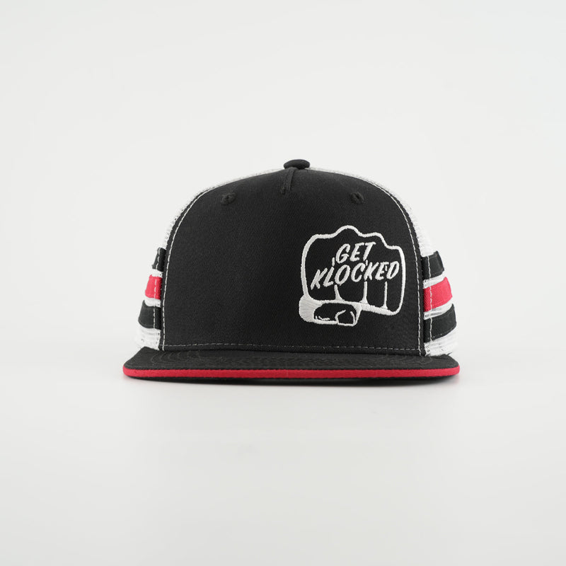 Klock Werks Fist Bump Stripe Trucker Hat for Youth(Klock Werks Fist Bump Stripe Trucker Hat for Youth)