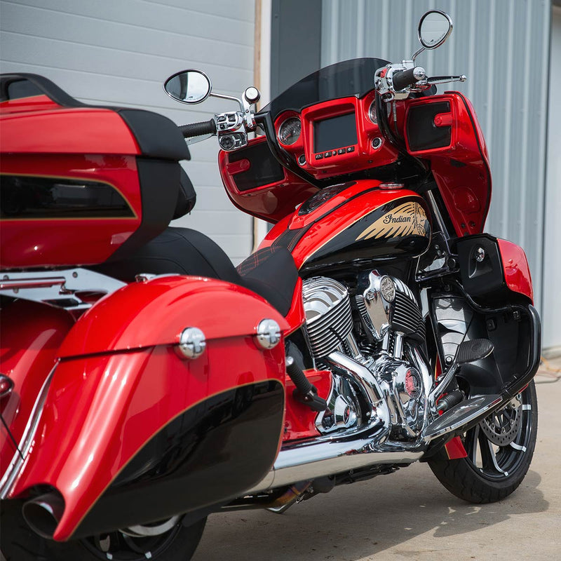 8" Black Ergo Bars for 2018-2020 Indian® Chieftain, Roadmaster and Dark Horse Motorcycles(8" Black)