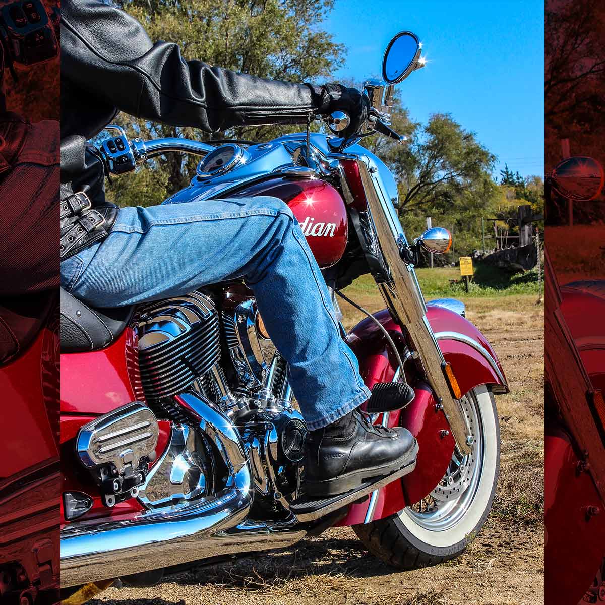 Chrome Prairie Bars for 2018-2022 Indian® Classic, Chief, Springfield and Dark Horse Motorcycles(Chrome)
