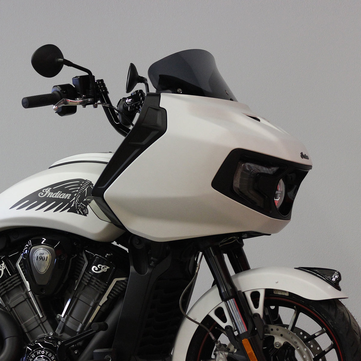 Black 13" KlipHanger Handlebar for Indian® Challenger and Pursuit Motorcycles(Black)