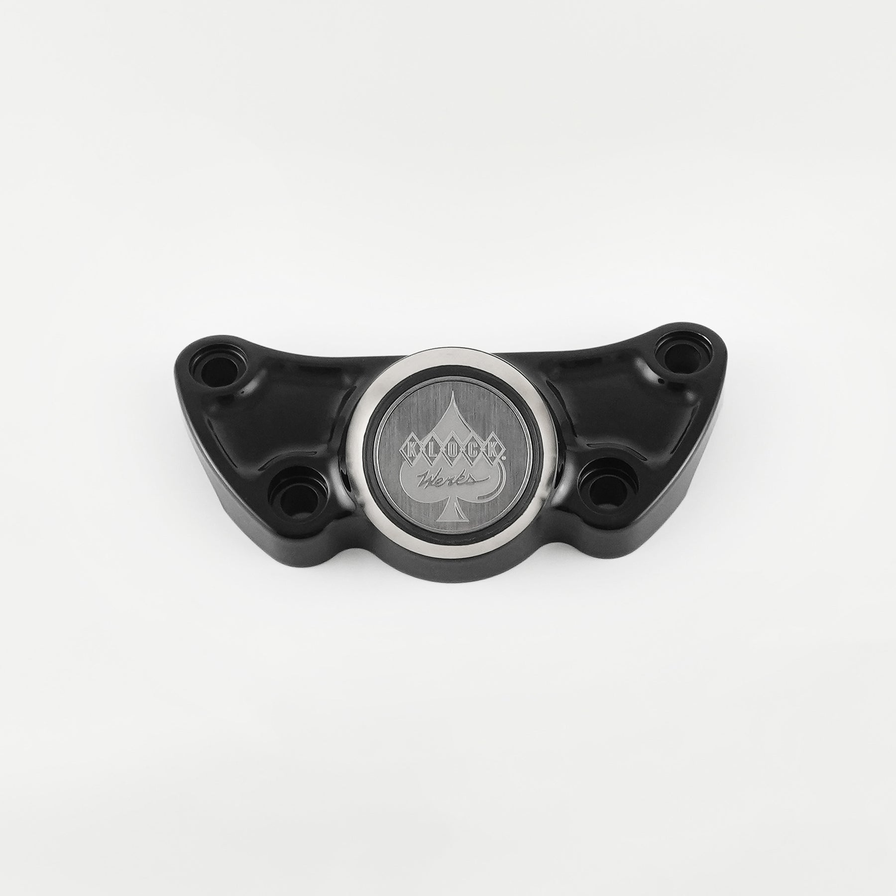 Black Center Riser Magnetic Phone Mount for Harley Davidson Motorcycles