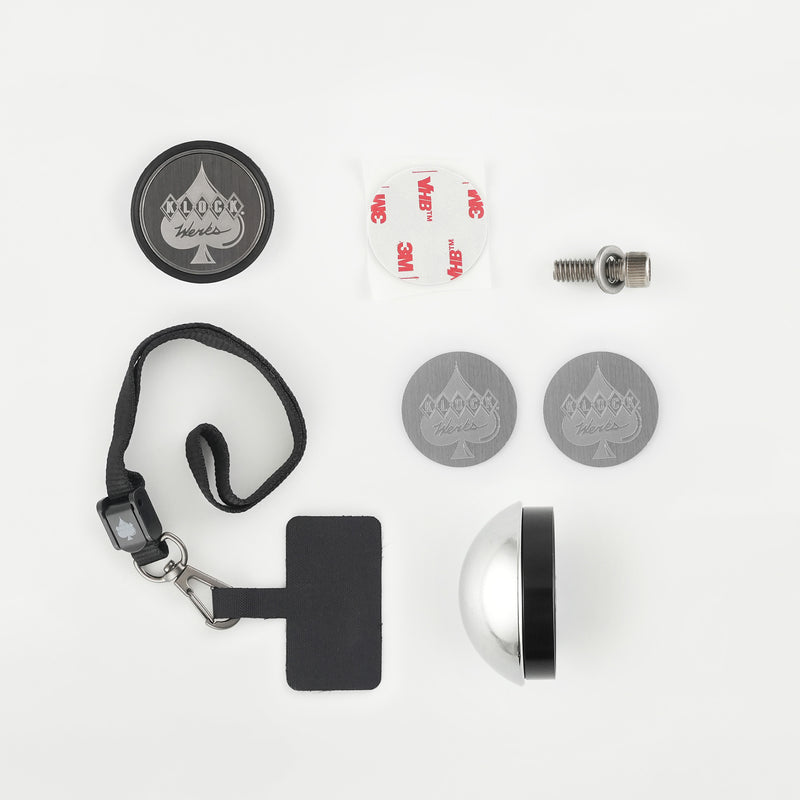 Universal Magnetic Phone Mount Hardware (Universal Phone Mount  - Complete Kit)