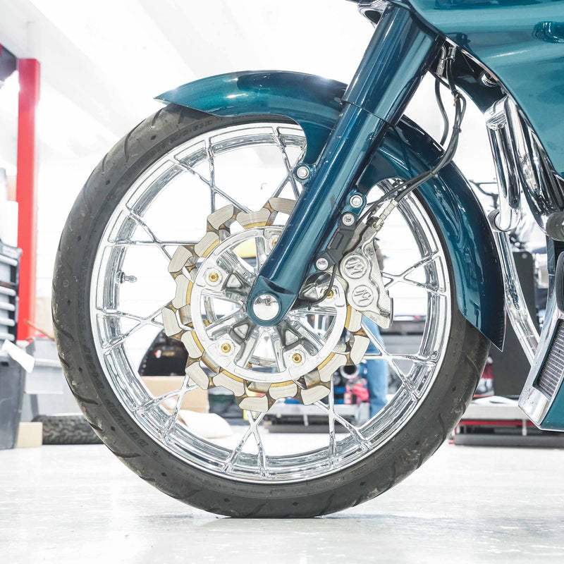 Henry Tire Hugger Front Fender Fit Kit for Harley-Davidson 2014-2026 Touring Motorcycle Models(Henry)