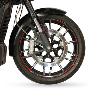 Performance Bagger Tire Hugger Front Fenders for Indian® Challenger, Pursuit and Sport Chief Motorcycles