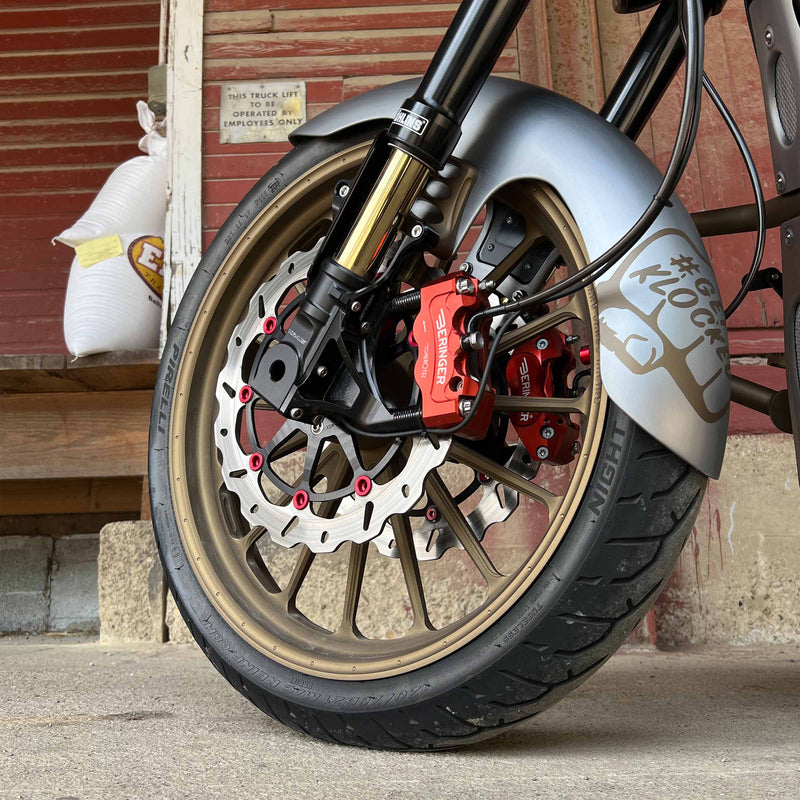 Inverted Fork Steadfast Fender Mounting Blocks on motorcycle(Inverted Fork Steadfast Blocks)
