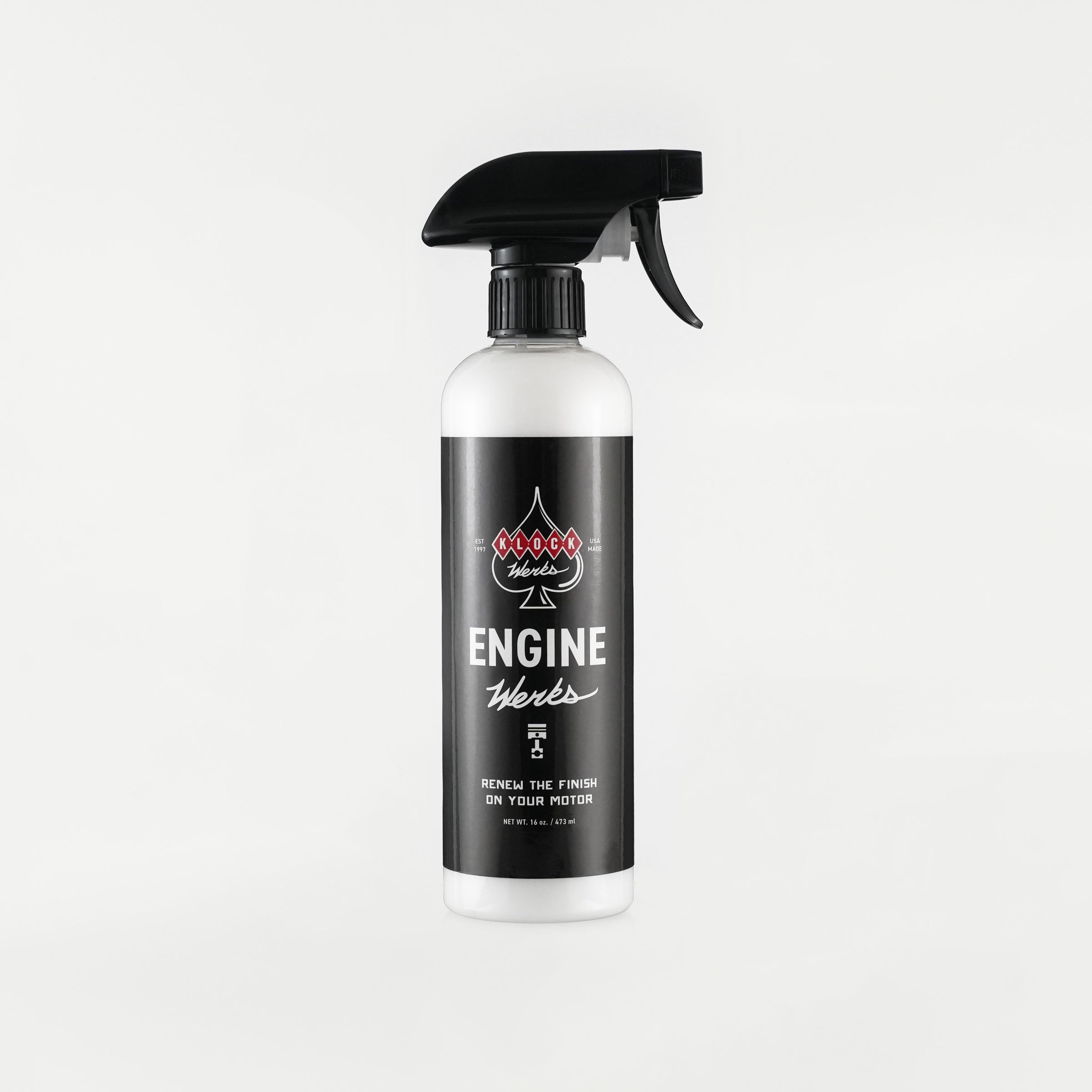 16 ounce Engine Werks cleaning product bottle(16 oz. Engine Werks)