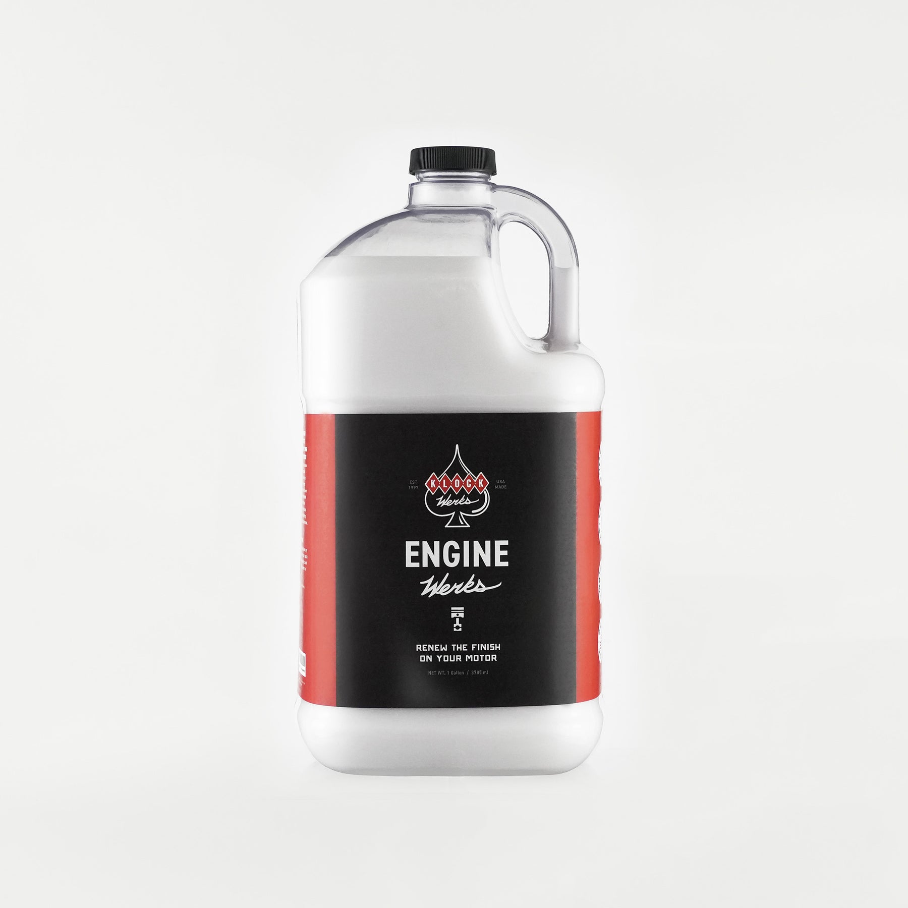 Gallon Engine Werks cleaning product bottle