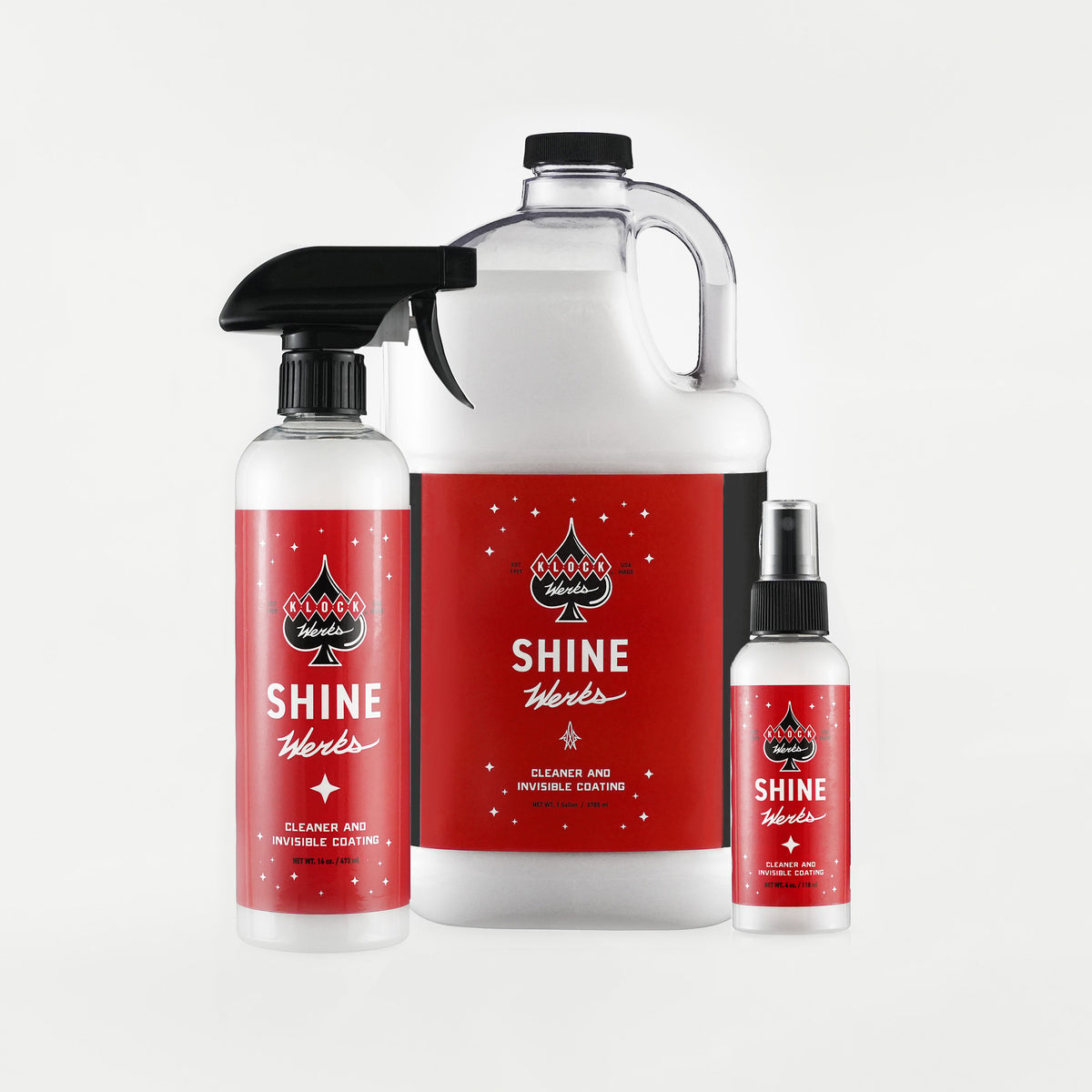 Shine Werks cleaning products complete lineup